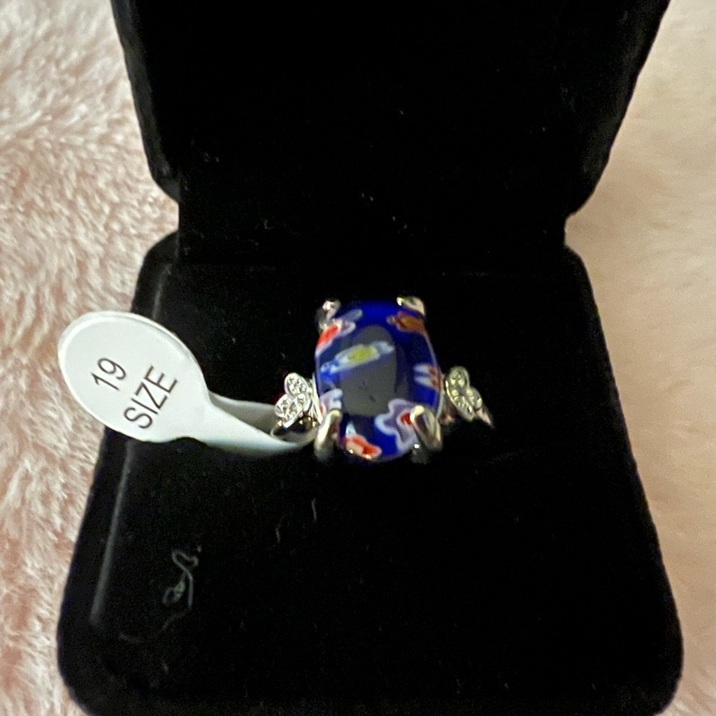 Womens Gorgeous Stainless Steel Silver Gemstone Ring 1910 Us